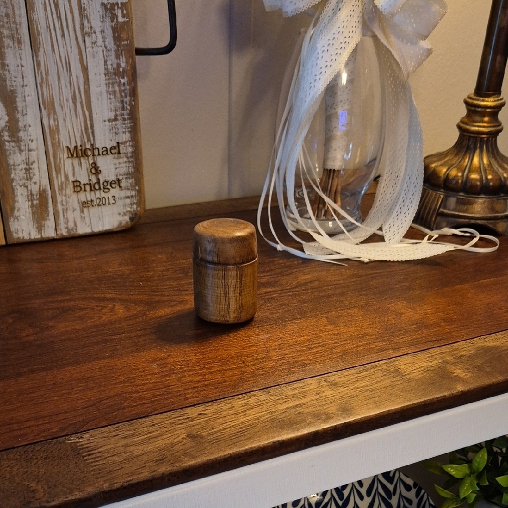 Hand Turned, Hand Crafted, Hand Made Trinket Box